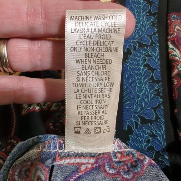 Max Studio Floral Pullover Shift Dress Size Small 3/4" Balloon Sleeves‎ - Picture 10 of 14